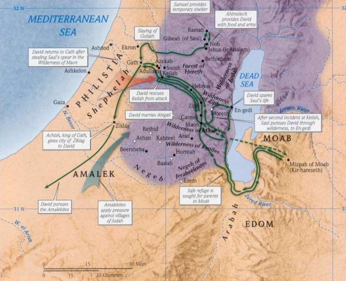 Biblical Moab Map